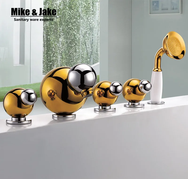 Смеситель для ванны с тремя ручками смеситель креплением на раковину 5 шт. |