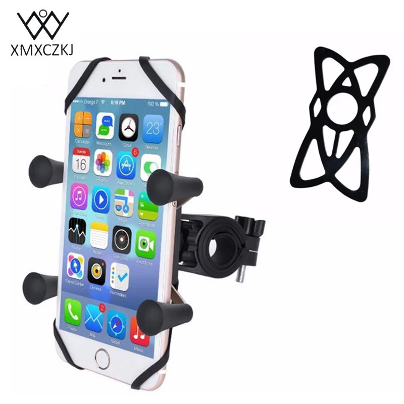 XMXCZKJ Универсальный X-Grip держатель для мобильного телефона велосипеда мотоцикла держатель для мобильного телефона Аксессуары для велосипеда для iPhone samsung Xiaomi htc Gps