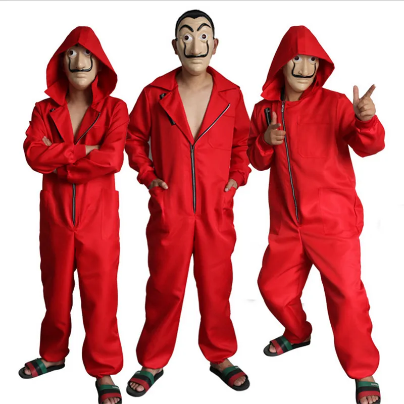Маскарадный костюм для косплея из фильма деньги La Casa De Papel второй сезон
