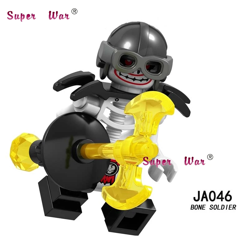 JA046 Одна модель строительных блоков серии действий кости Frakjaw Garmadon скелетные игрушки для детей - Цвет: JA046