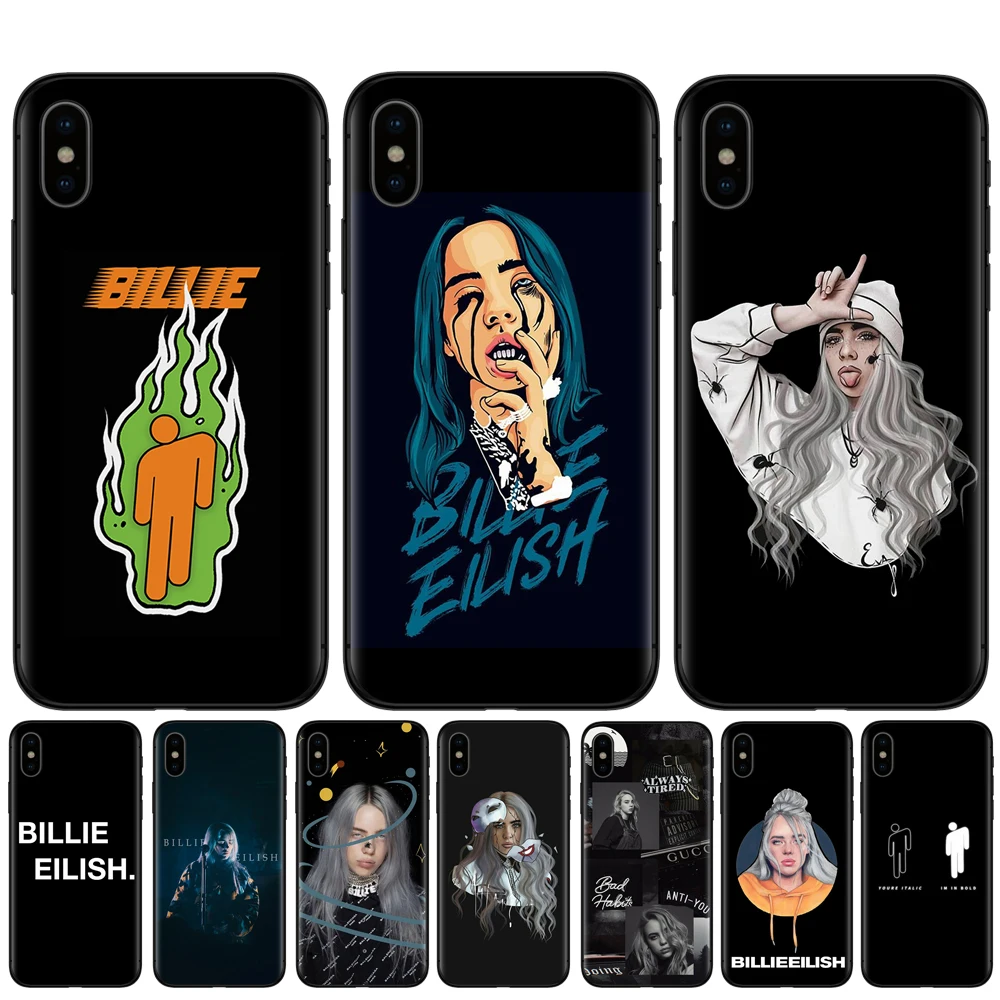 Billie eilish rainbow blohsh глаза океана Мягкий ТПУ силиконовый чехол для телефона для iPhone 11 Pro XS Max X XR 8 7 6 6S Plus 5S E