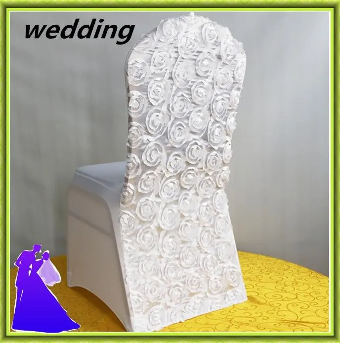 Marious бренд 100 шт. цветочные розетки крышка стула свадьбы дешевые Обложка Белый для