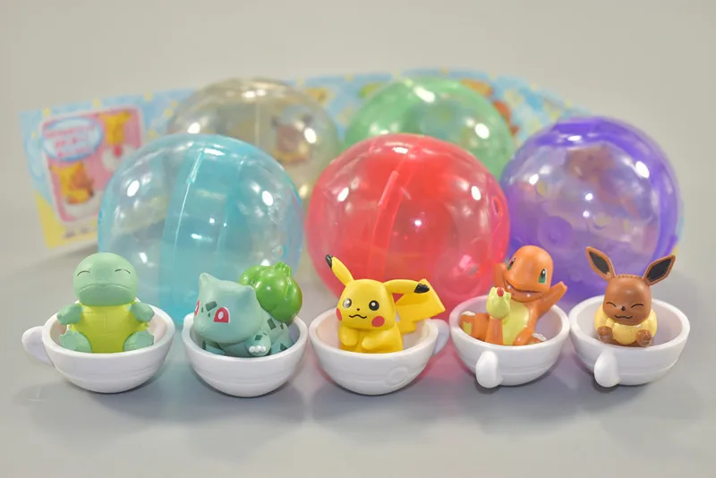 5 шт./компл. фигурки Кубка пика Сквиртл Бульбазавр аниме экшн Модель игрушечный