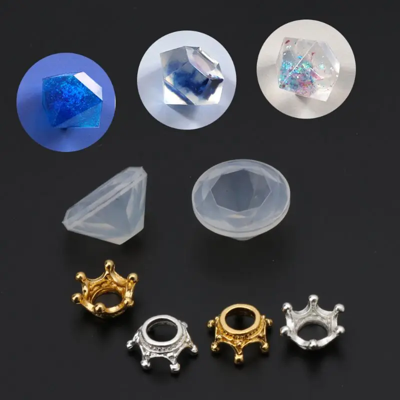 Набор силиконовых форм в форме бриллиантов ювелирные изделия сделай сам