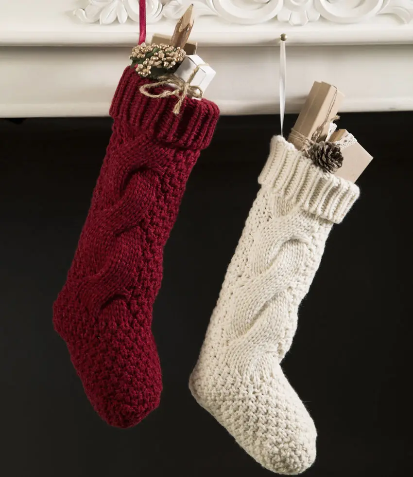 Горячая Распродажа рождественские белые и красные Повседневные вязаные