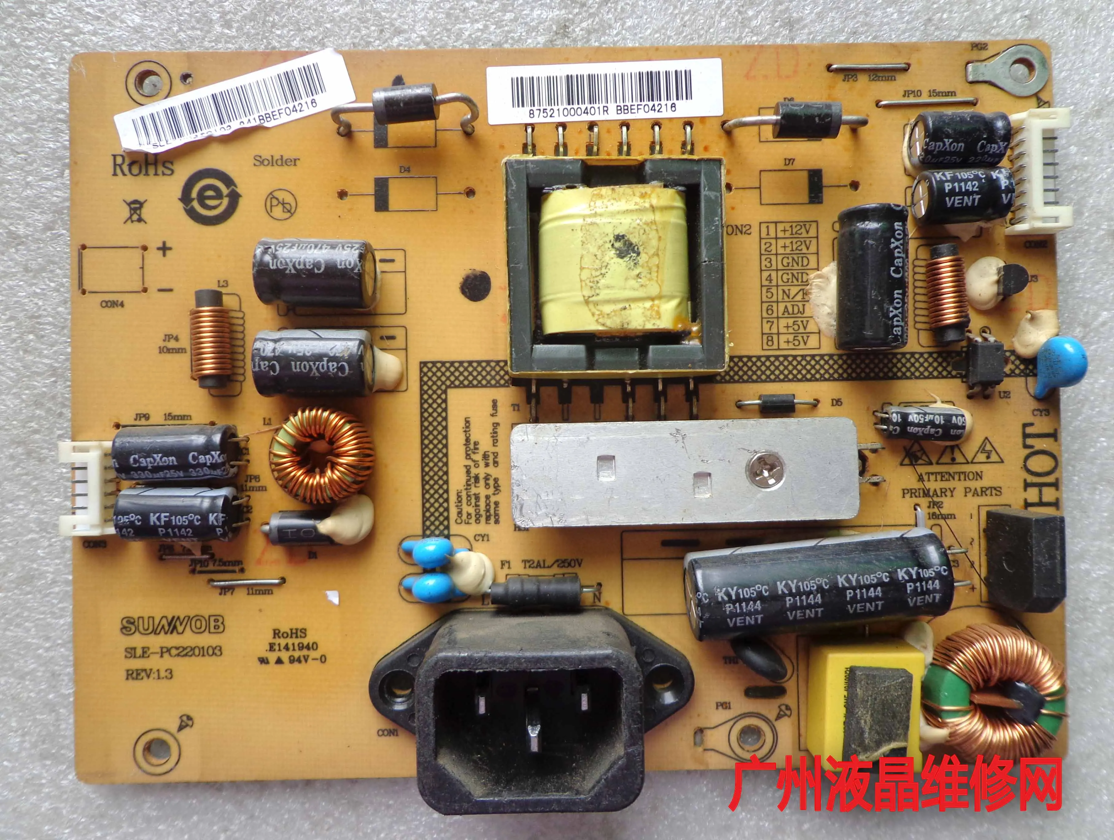 

L2221 E22B1XX LED power panel E20B1XX SLE-PC220103 6 pins interface