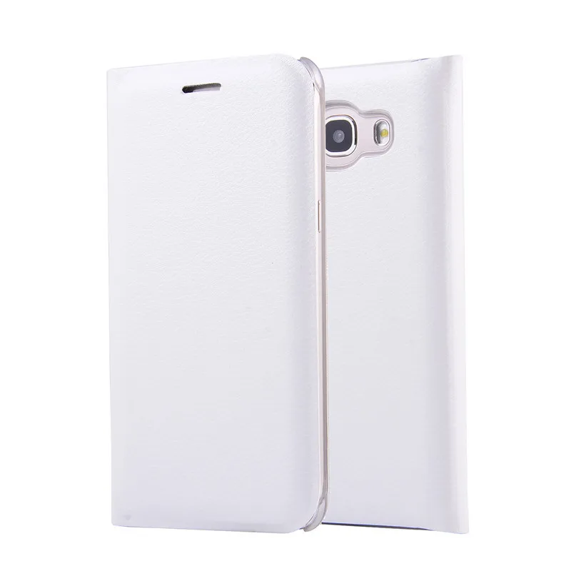 White A310 A510 A710 чехол кожаный чехол для samsung Galaxy A3 A5 A7 J1 J5 J7 защитный флип-чехол для карт чехол-портмоне с держателем для карт - Цвет: White