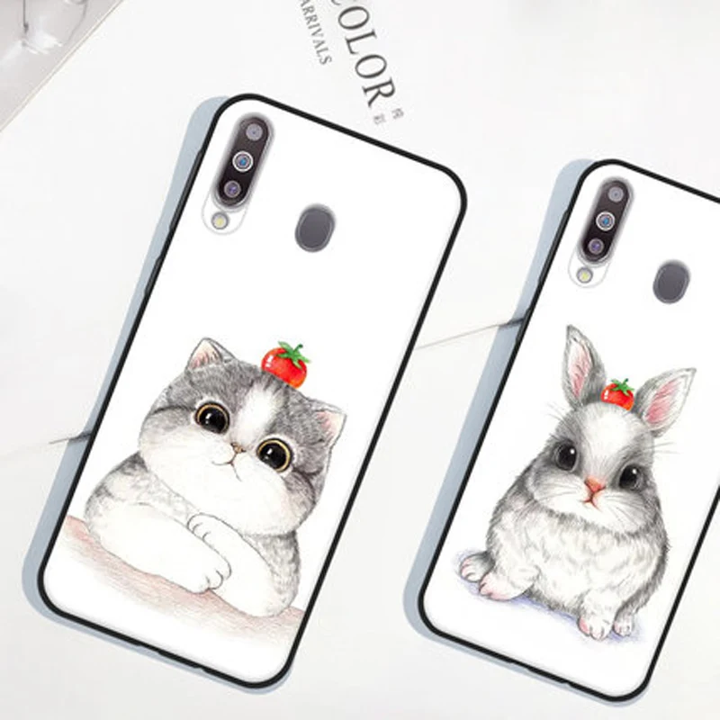 Чехол для Samsung galaxy M30 ретро чехол телефона мягкий M 30 силиконовый защитный задняя