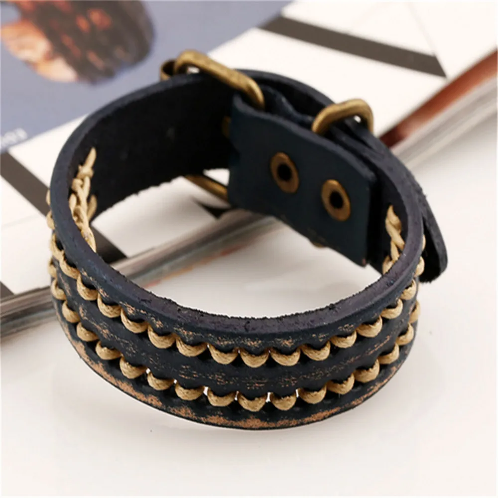 PUN мужские кожаные браслеты 2018 для женщин очаровательный персонализированный