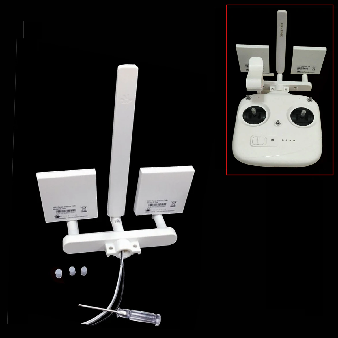 Argtek DJI Phantom 3 стандартный WiFi диапазон сигнала расширитель антенны комплект 10dBi Omni белый