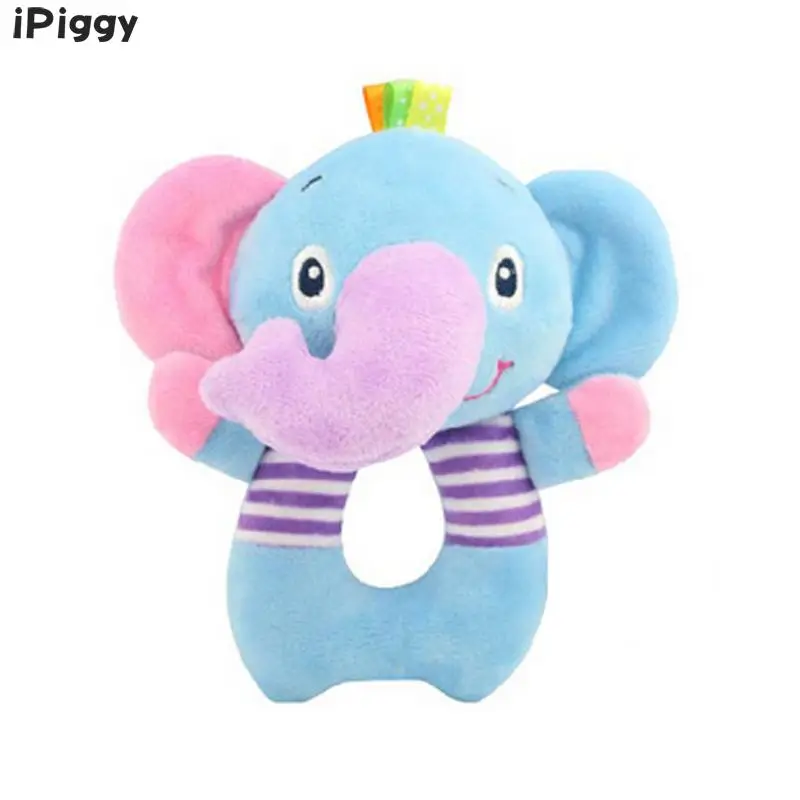 IPiggy детские игрушки для новорожденных Мультяшные животные Сова/слон погремушки