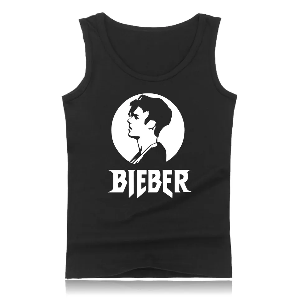 Новое поступление Джастин Bierber цели Тур размера плюс мышцы безрукавки для Для