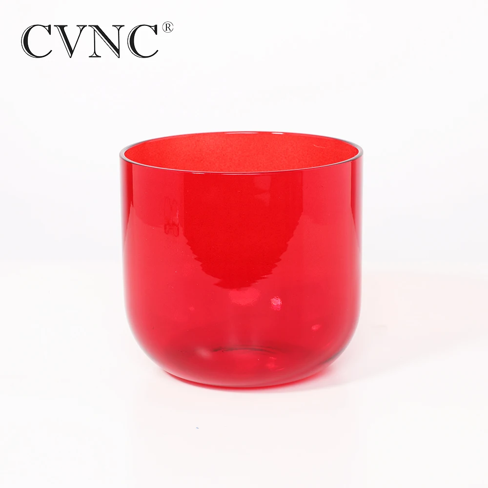 CVNC 7 ''красный цвет чистая чакра C настроенный корень кварца кристалл поющая