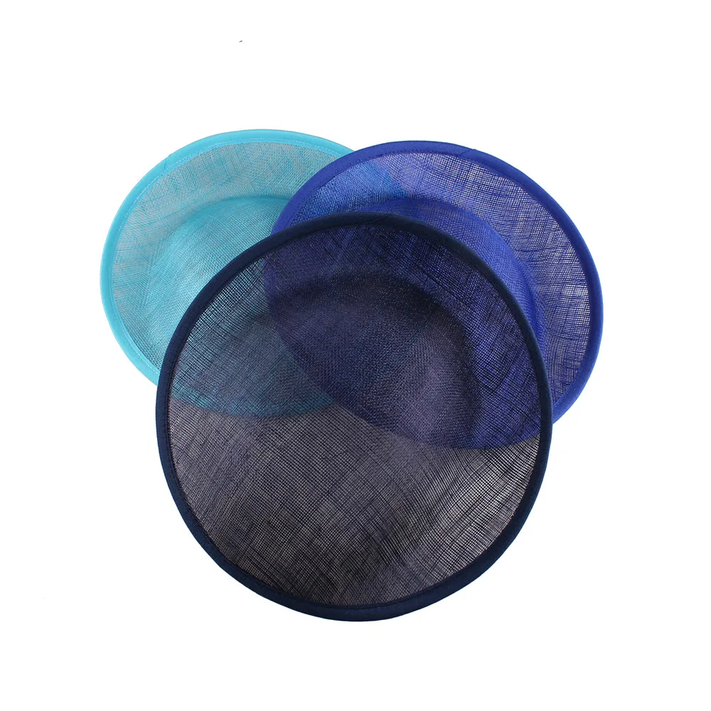 12 COLORS 10&quot/25CM Solid Round Hats Handmade Sinamay Fascinator Base DIY Hair Accessories 12Pieces/Lot Wholesale |