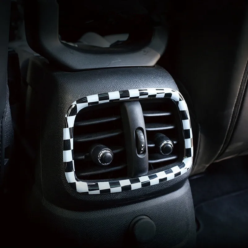ABS Автомобильная задняя вентиляционная наклейка на розетку Накладка для BMW Mini Cooper