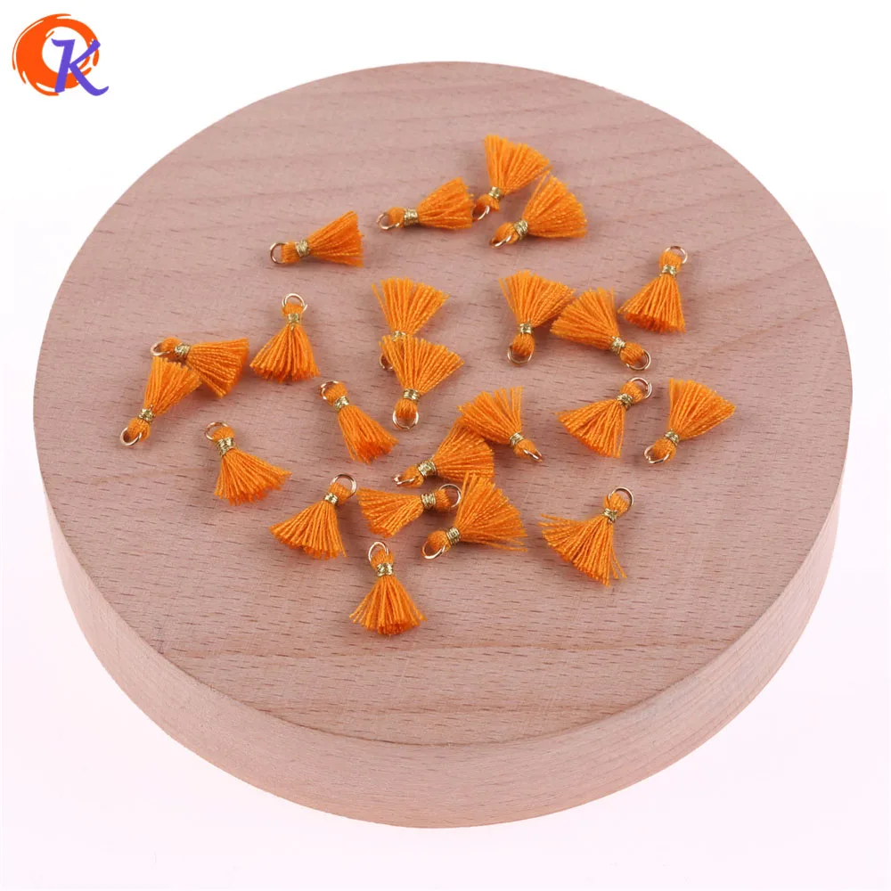LS-1CM-56 Сердечный дизайн 20 шт./лот 1 см хлопковые кисточки/Аксессуары для ювелирных изделий/Ювелирные изделия/золотое кольцо/серьги кисточки/diy Аксессуары - Цвет: LS-1CM-56