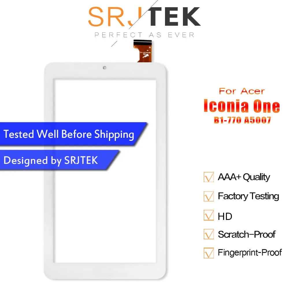 SRJTEK 7 &quotсенсорный экран для Acer Iconia One B1 770 K1J7 A5007 сенсорный дигитайзер Сенсорная