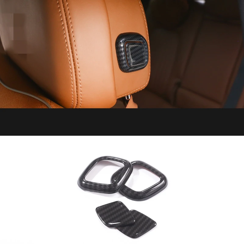 Interior Car Styling Matte Headrest Switch Button Cover Trim decoration Auto Accessories For Maserati Levante 2016-2018 | Автомобили и
