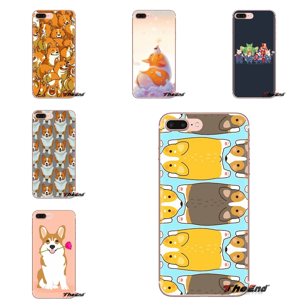 Corgi Welsh dog puppy для Xiaomi Redmi 4A S2 Note 3 3S 4 4X 5 Plus 6 7 6A Pro Pocophone F1 прозрачные мягкие чехлы |