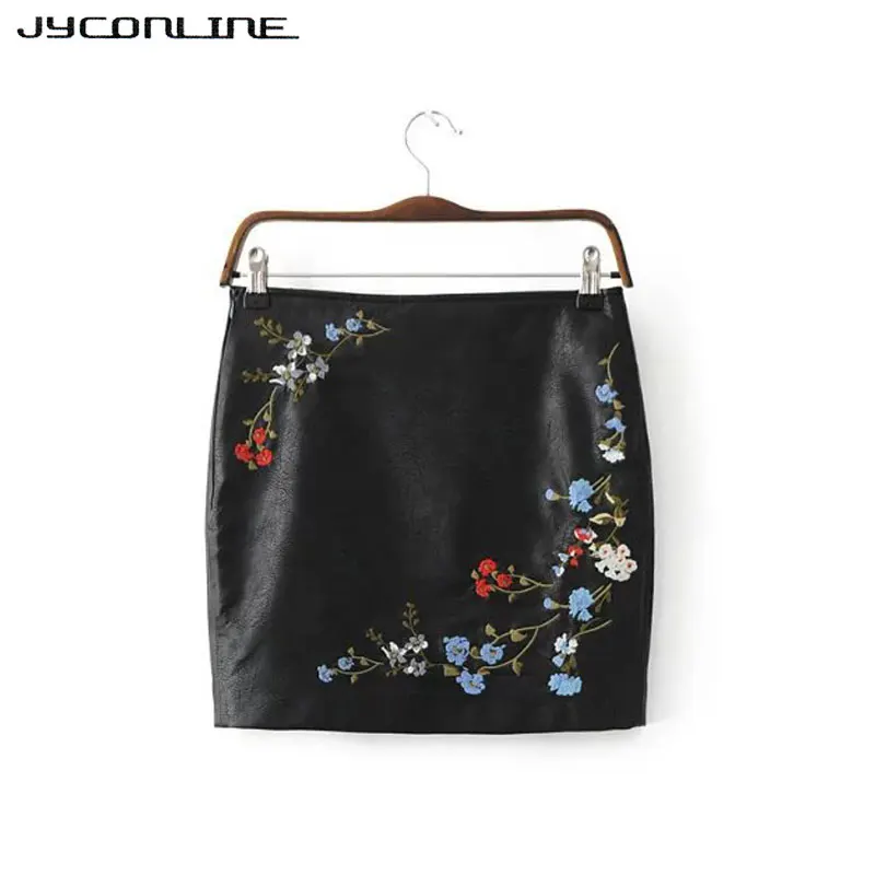 Женская юбка-карандаш с цветочной вышивкой JYConline облегающая юбка из