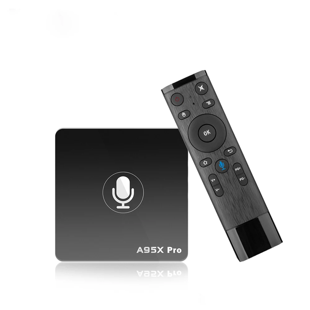 2GB 16 GB ТВ-бокс android Google Play Smart tv Box A95X Pro 2G 16G Android 7,1 Голосовое управление 2,4G WiFi PK H96MAX X96 4K HD 3D android Box - Цвет: 2GB 16 GB