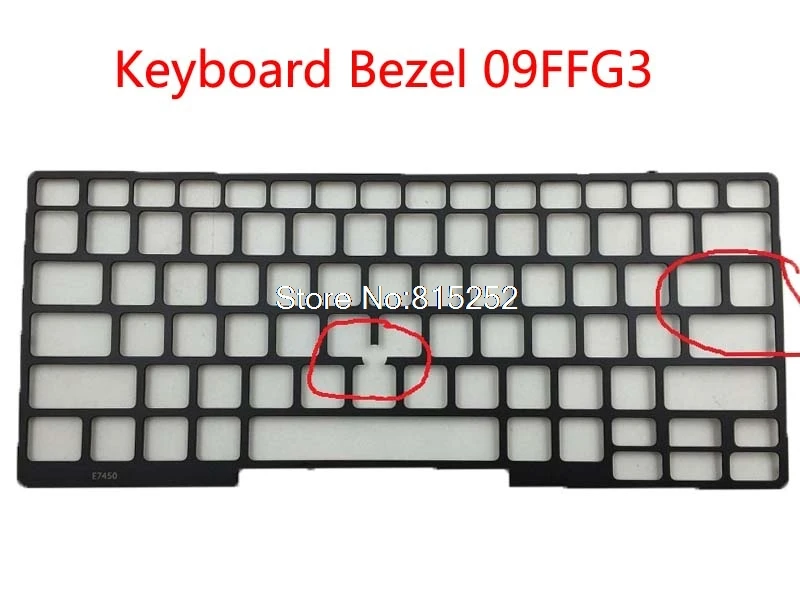 Ободки для клавиатуры ноутбука DELL Latitude E7450 P40G 09FFG3 9FFG3 0295XM 295XM 07G9KK 7G9KK FA13D000I30 0W9925 W9925