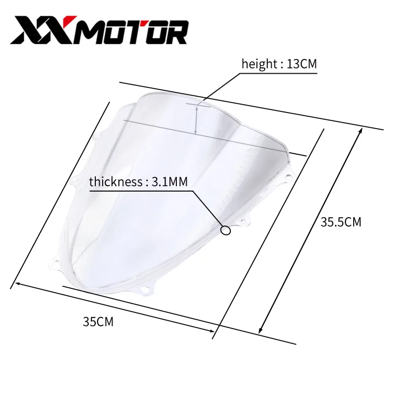 Защита лобового стекла для Suzuki GSXR1000 K9 2009 2010 2011 2012 2013 2014 2015 2016 GSXR GSX 1000 R | Автомобили