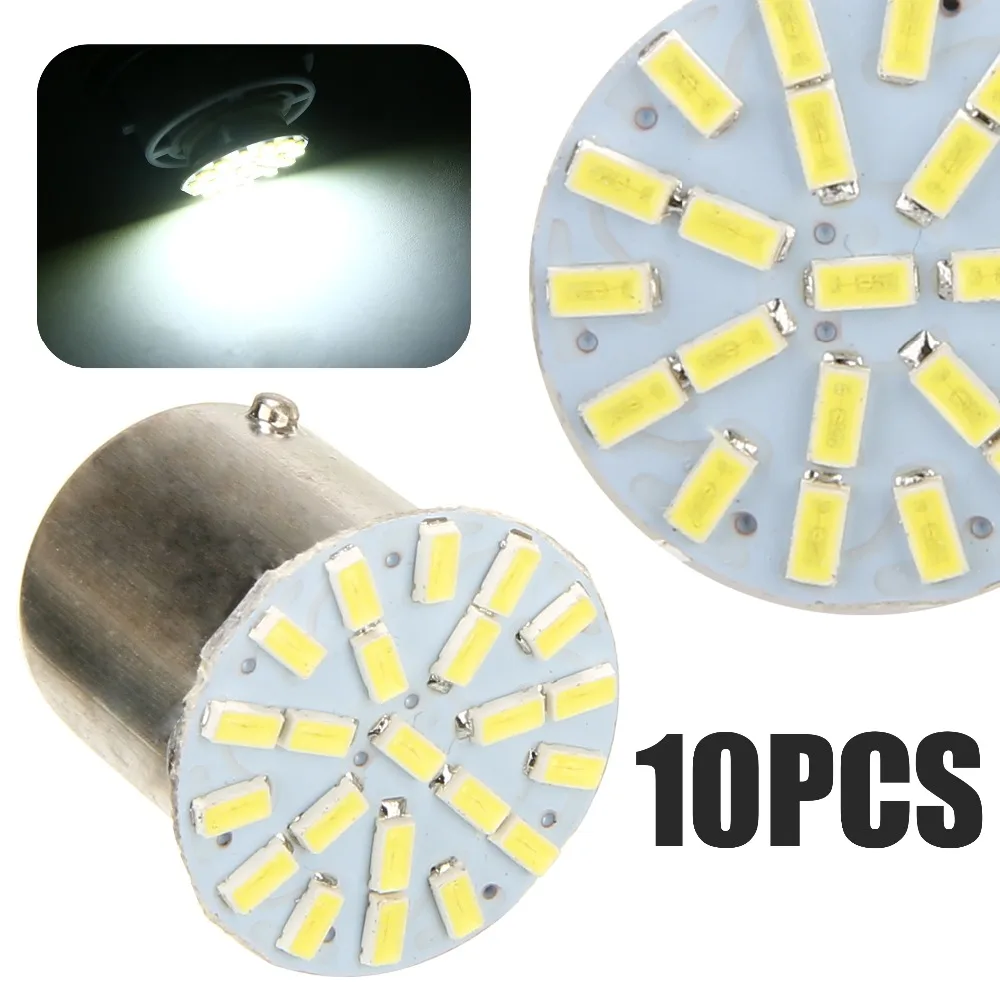 10 шт./компл. DC 24V 1156 BA15S 1206 22SMD светодиодный автомобильные фонари заднего хода