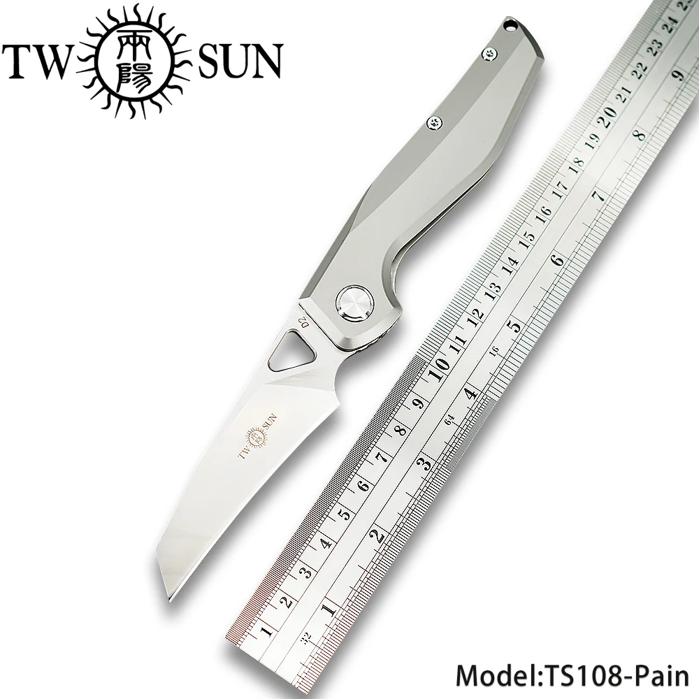 Складной карманный нож TWOSUN d2 тактические ножи для кемпинга охоты инструмент