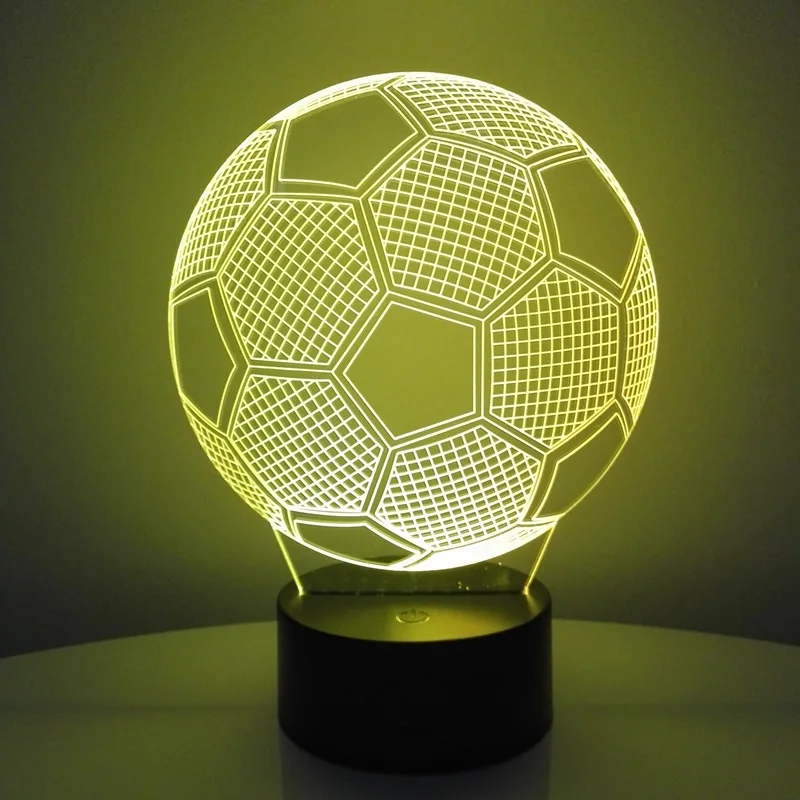 LED 3D ночник 7 видов цветов подарок на день рождения Рождество игрушка детская
