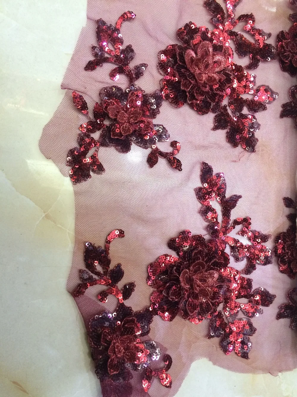 3d цветок в нигерийском стиле кружевная ткань с блестками африканская