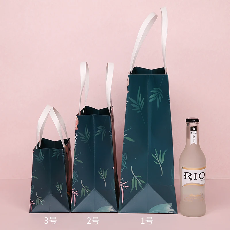 1 шт. Подарочная сумка с мультяшным фламинго Упаковочная Сумка простой