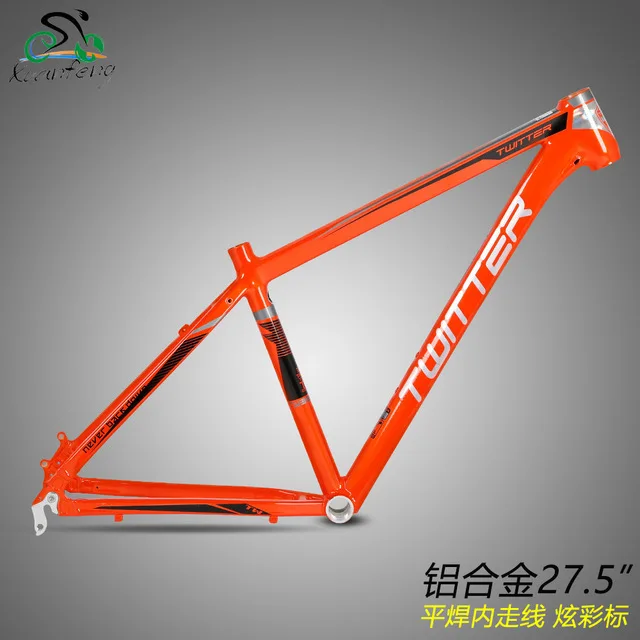 Twitter Mountain Bike Frame 15.5 17 Inch For 26er 27.5er Wheelset Inner Cable Aluminum Alloy Cross-Country Racing Mtb | Спорт и