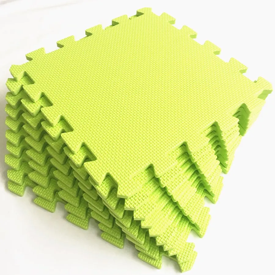 Green-G Marjinaa 6 шт./компл. детская пена EVA головоломки игровой коврик/детские игрушки, ковер для детей блокируя упражнение напольный Плитки - Цвет: Green-G