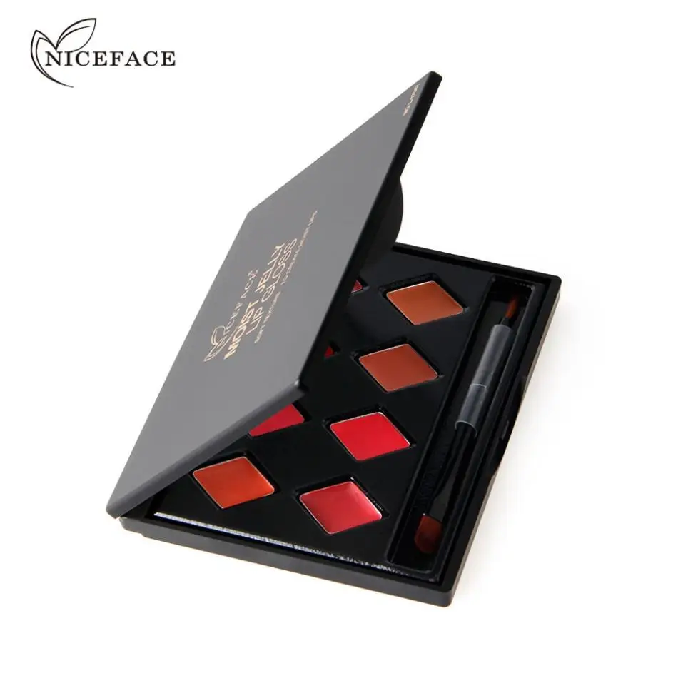 Niceface 8 видов цветов сексуальные красивые макияж матовые губные помада