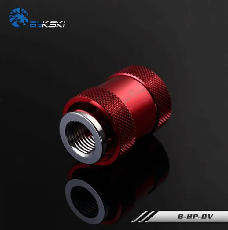 Bykski B-HP-DV бутик, несколько цветов, G1/4 ''Двойная Внутренняя резьба водяной клапан, переключатель, нажмите переключатель для слива