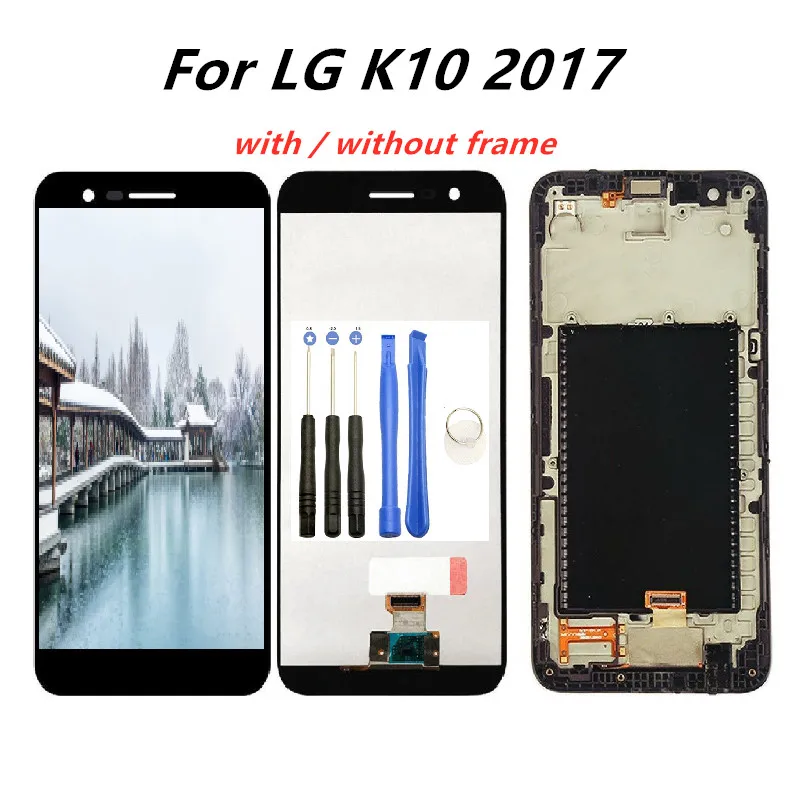 Класс А ЖК для LG K10 2017 дисплей кодирующий преобразователь сенсорного экрана | Экраны для мобильных телефонов -33001758979