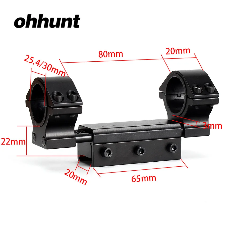 Охотничий ohhunt 25 4 мм 30 кольца для прицела пневматической винтовки Высокопрочное