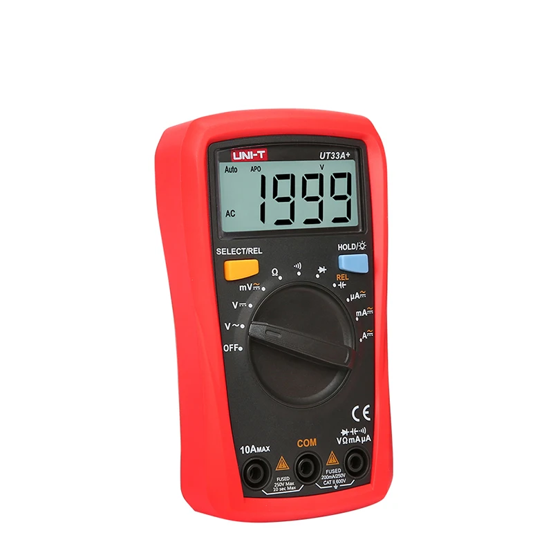 Цифровой мультиметр UNI T UT33A + UT33B UT33C UT33D Сопротивление тока постоянного и