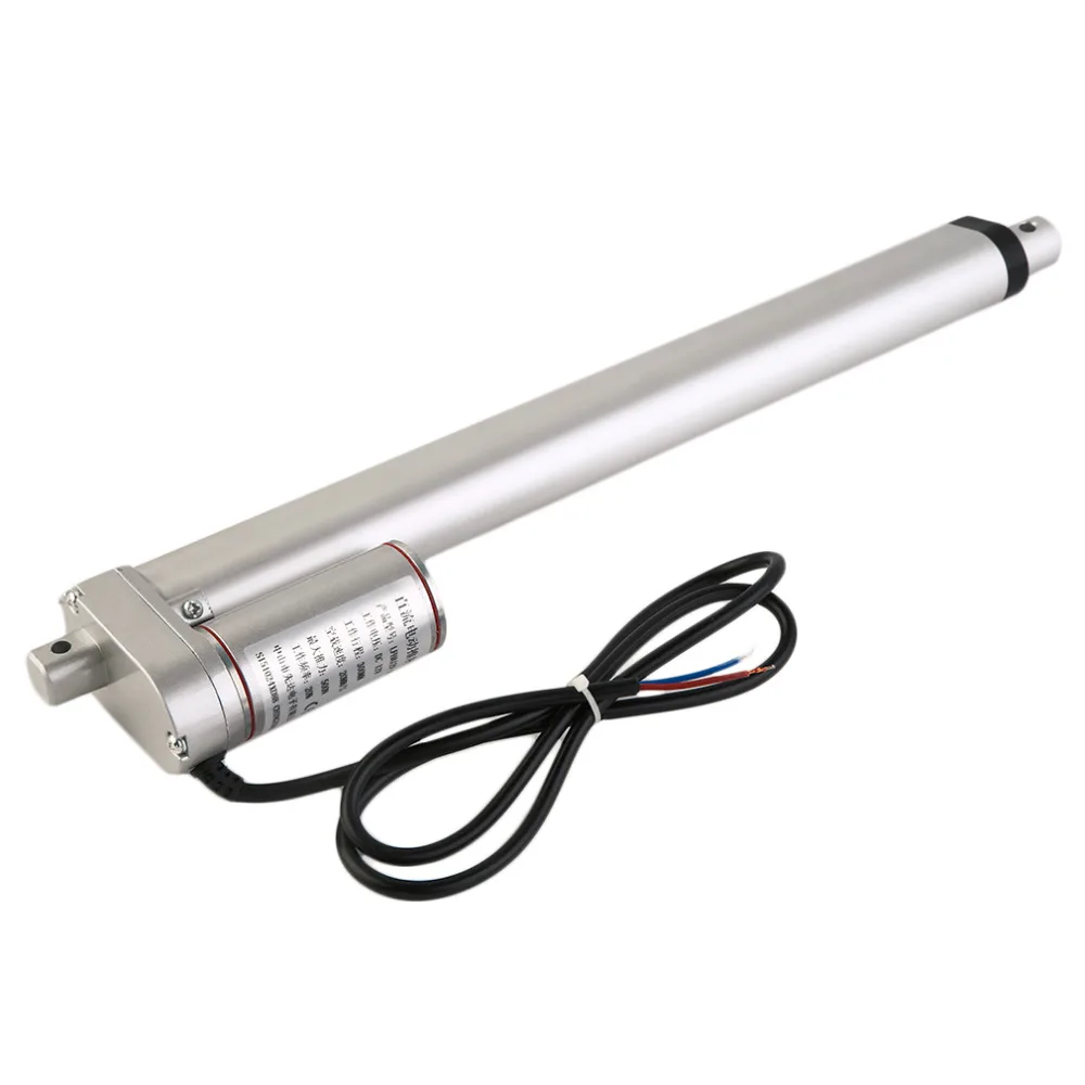300 мм 12 &quotмногофункциональный линейный привод мотор DC12V ход сверхмощный Подъем