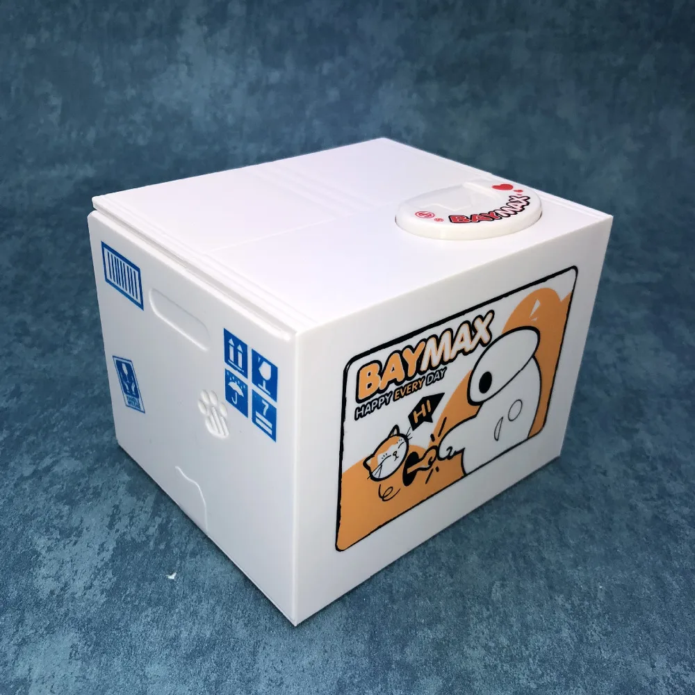 Покемон BAYMAX игрушки электронная копилка магазин дисплей коробка для денег украсть Монета Сейф для детей подарок экзотическая настольная игрушка креативный чехол