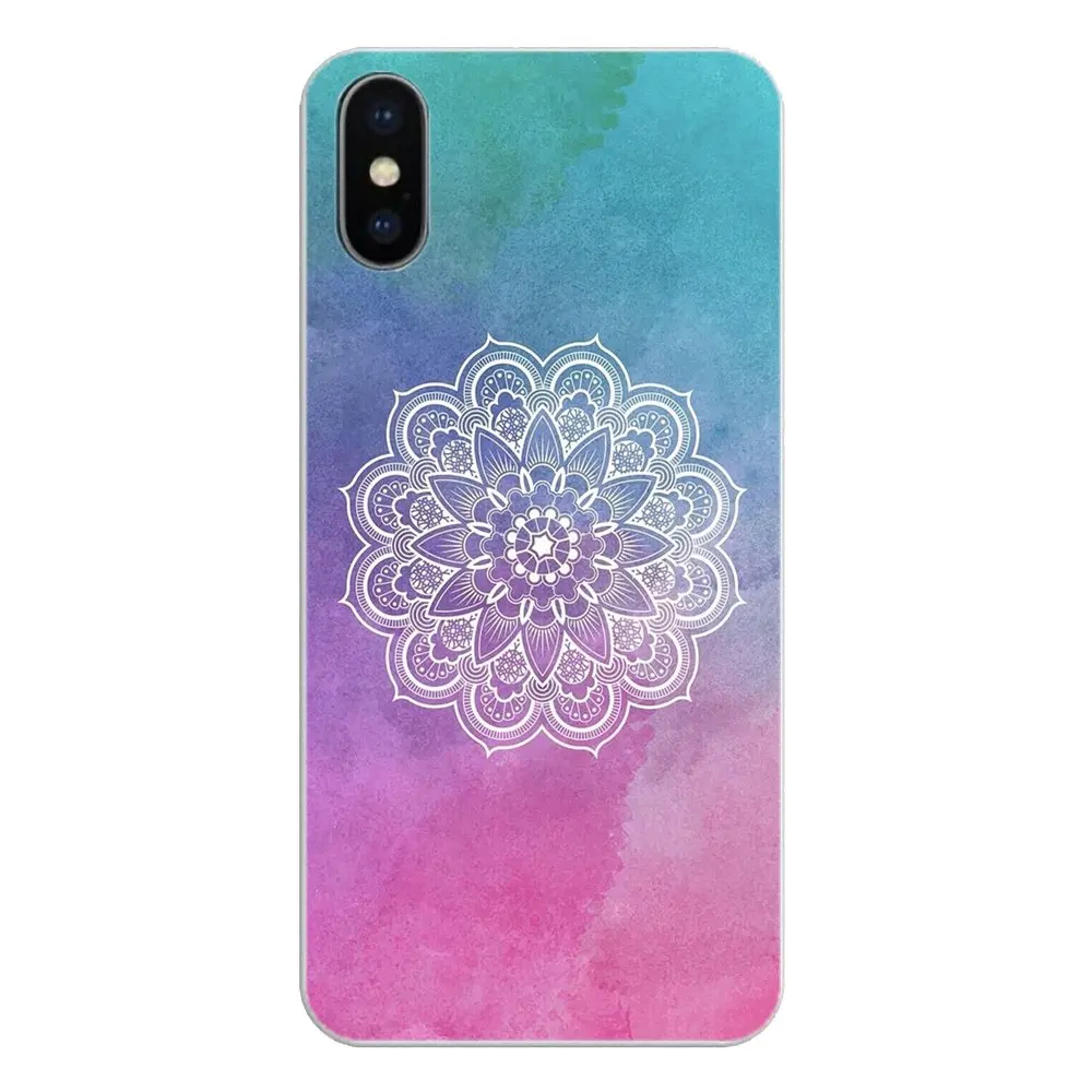Silicone Case artistic Paisley mandala flower For HTC U11 One M7 M8 A9 M9 M10 E9 Desire 630 530 626 628 816 820 Motorola G G2 G3 |