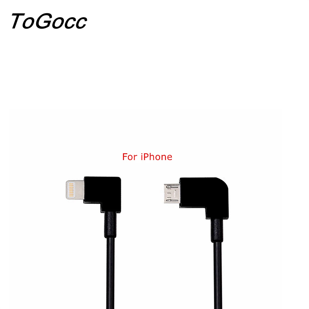 Карданный зарядный кабель Lightning Type-C Micro-USB для Zhiyun Smooth 4 3 Q Feiyutech Vimble 2 Android Samsung iPhone DJI