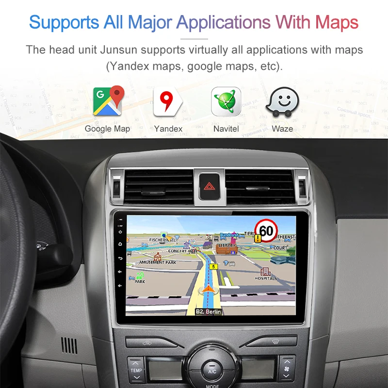 Junsun 2G+ 3 2G Android 8,1 для Toyota Corolla E140/150 2008-2013 авто 2 din Радио стерео плеер Bluetooth gps навигация 2din