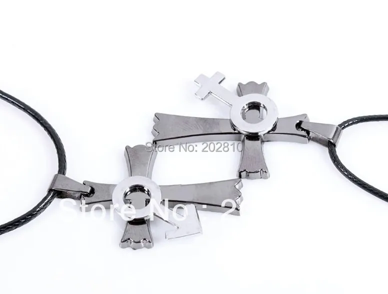 Ожерелье из титановой стали с крестом ювелирное изделие подвеской для пар Дева