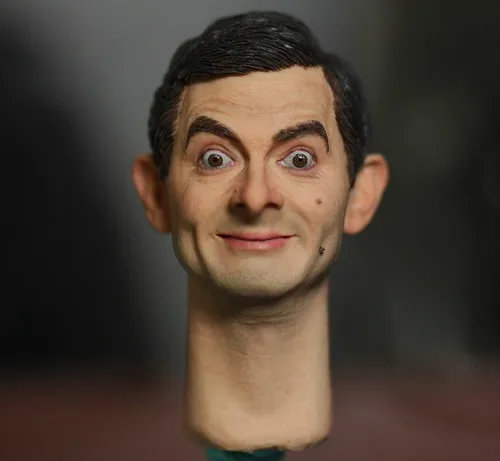 [ESTARTEK] KUMIK KM13 81 1/6 Mr Bean Head Sculpt для коллекционной экшн фигурки сделай сам 12 дюймов|head