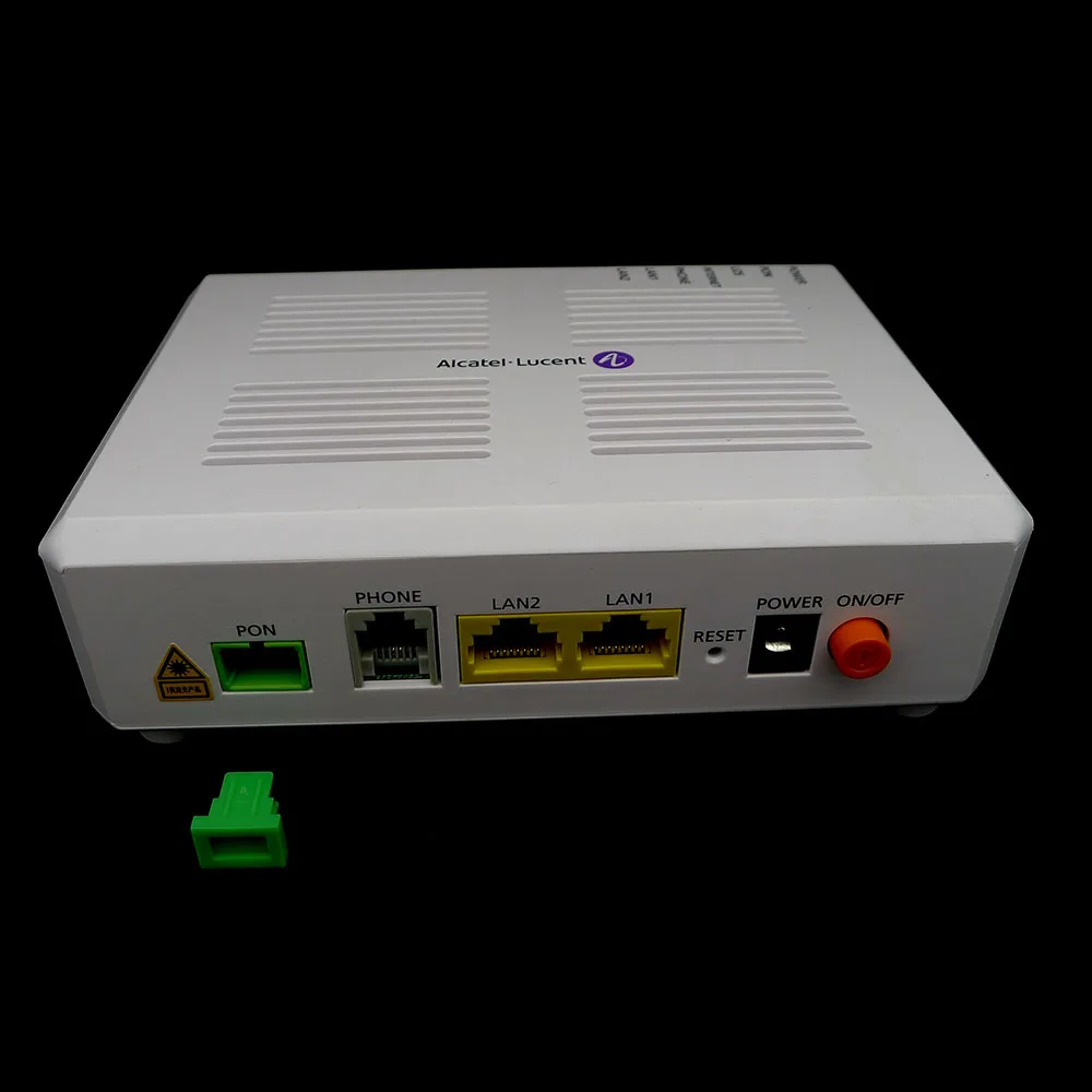 Alcatel Lucent Bell GPON ONT I 120E ONU с зеленым входом SC/APC 2 порта Ethernet и один телефонный порт