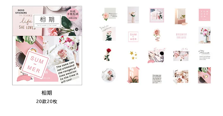 1set/1lot Kawaii Stationery Stickers Fresh Geometry Diary Planner Decorative Mobile Stickers Scrapbooking DIY Craft Stickers