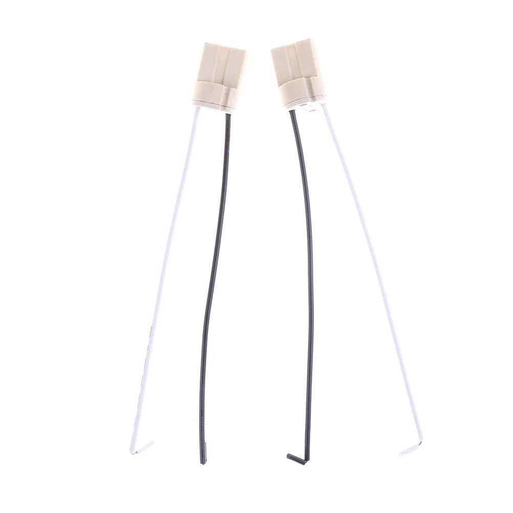 

5pcs 5A LED Halogen Light Bulb Base Ceramic 110-220V Lamp Holder G9 Lamp Base Socket Adapter Converter Connector Cable