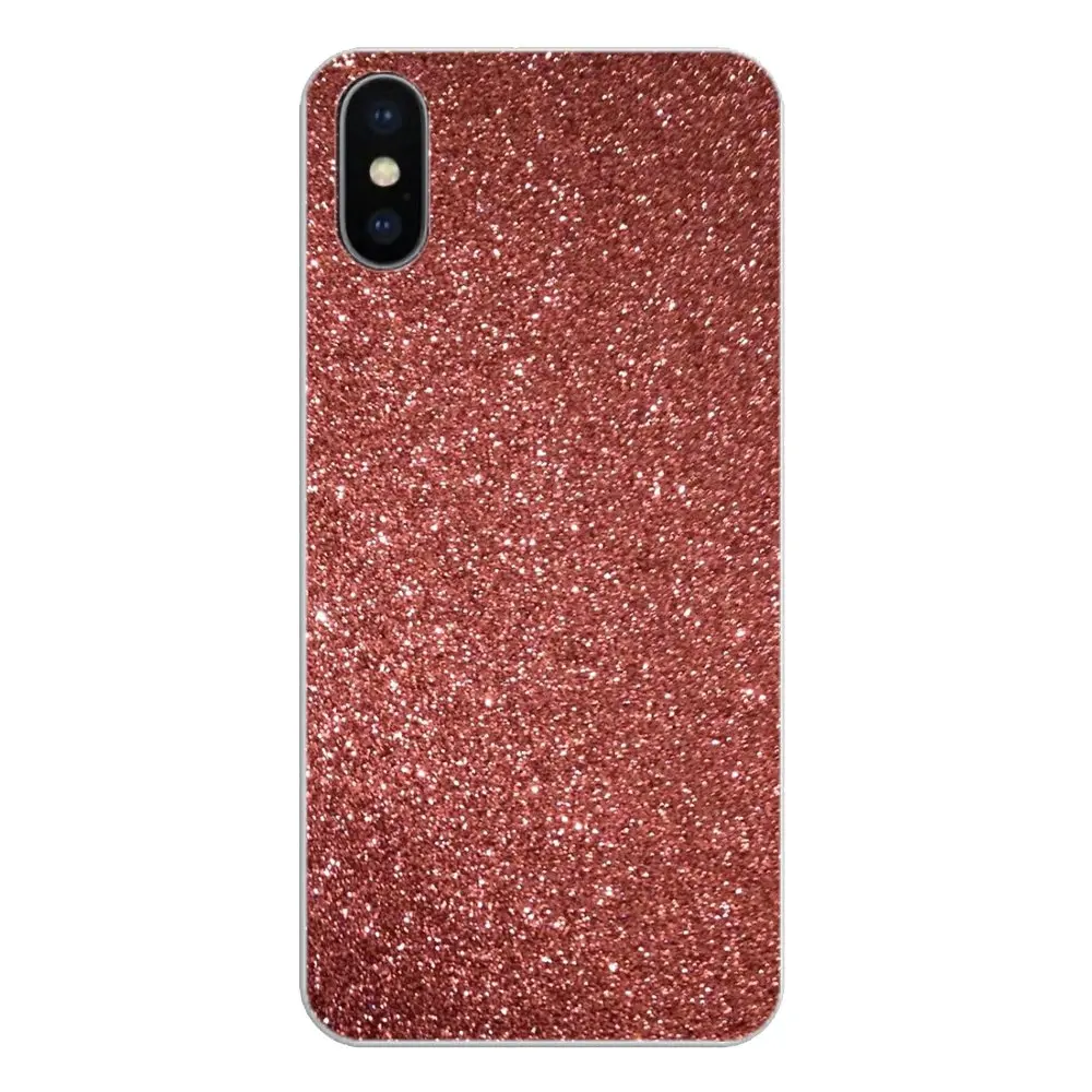 Ultra Thin Case For Huawei Honor 8 8C 8X 9 10 7A 7C Mate 20 Lite Pro P Smart Plus Rose gold glitter sparkles Pastel Art Print |